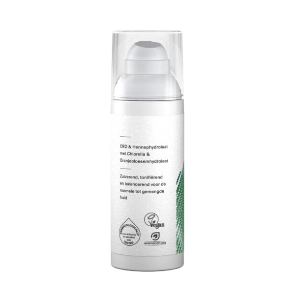 A Hemptouch balancing face cream with CBD (50 ml/50 mg) on a white background.