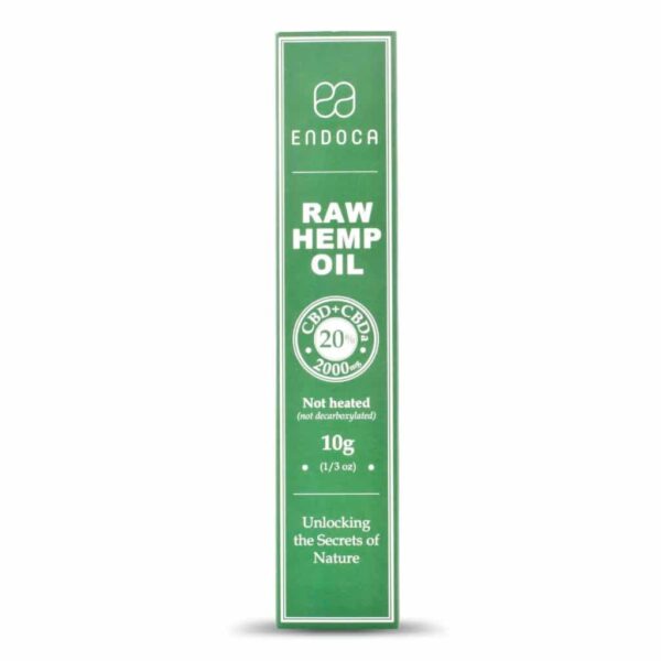 Endoca CBD Paste 20% (2000mg CBD) tube on a white background.