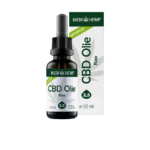 Wedihemp CBD Oil RAW 2.5% (30ml) bottle, presented with its green and white packaging adorned with a cannabis leaf design.