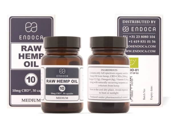 a couple of bottles of raw hem oil.