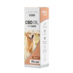 A box of Renova - CBD oil 5% for dogs.